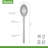 Tovolo Flex-Core Slotted Deep Spoon All Silicone for Draining and Serving, Oyster Gray-116649638