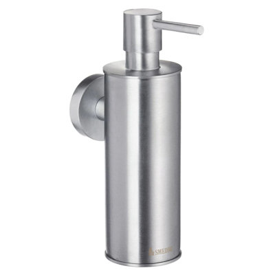 Wall mounted soap pump