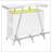 Katia White High Gloss Wine Cabinet with LED