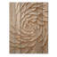 Tourbillon radiant beige Vortex I - décoration murale en bois botanique sur bois de pin naturel-1264722716