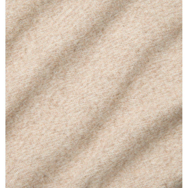 Matese Hand Woven Throw Blanket, Beige