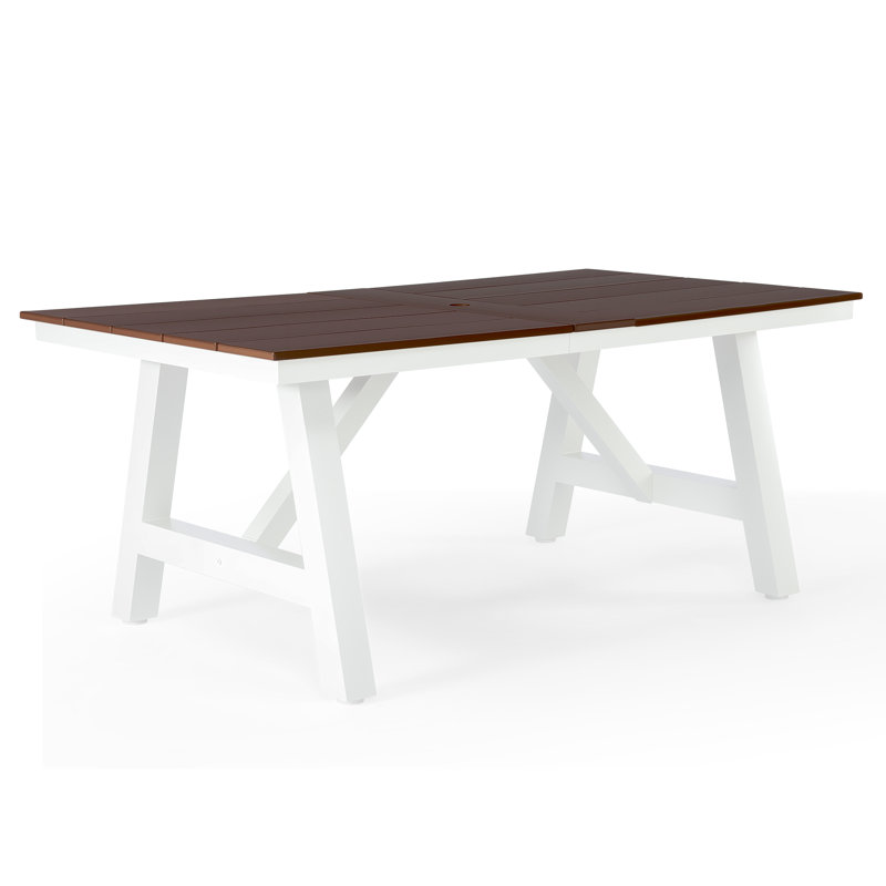 Table de salle à manger 72 "X 39", Marron foncé