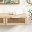Rattan Floating Entryway Console Table