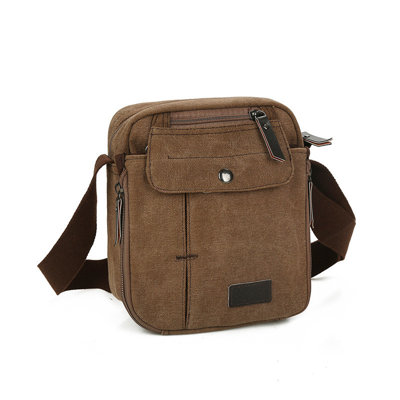 Backpack Men Causal Multifunctional Canvas Messenger Handbag Outdoor Shoulder Sling Bag Travel Bag