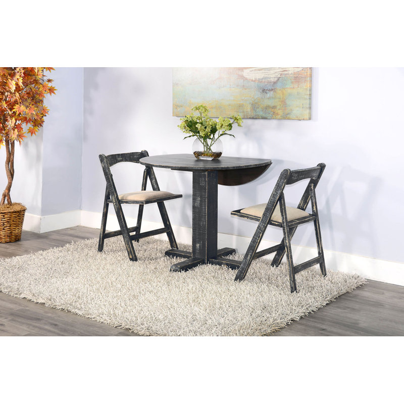 Table à abattants August Grove®, Noir