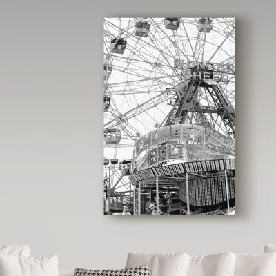 Avisha 'Coney island' Photographic Print on Wrapped Canvas
