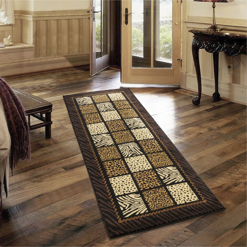 Multi 2 Ft. 7 In. X 7 Ft. 3 In. Animal Print Area Rug, Runner 2'7" x 7'3"