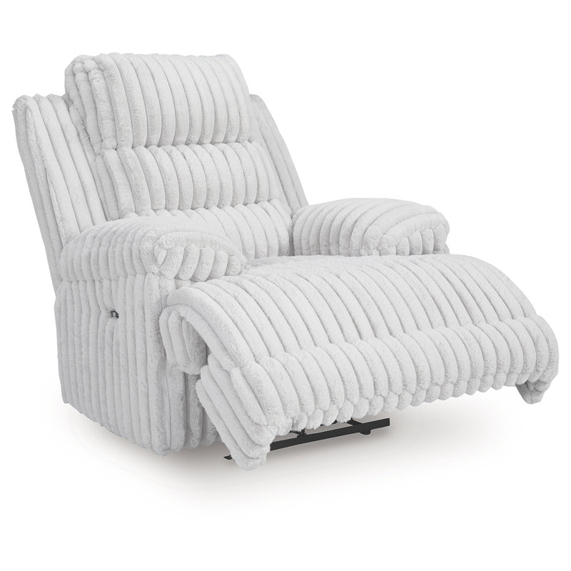 Rhines Falls Power Recliner, White