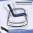 8 Pcs Patio Rocking Set 4 Rocking Chairs & Loveseat With Glass-top Table Outdoor