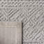 Tapis gris / beige en laine et viscose de qualité supérieure fabriqué à la main | Gris / beige-852543329