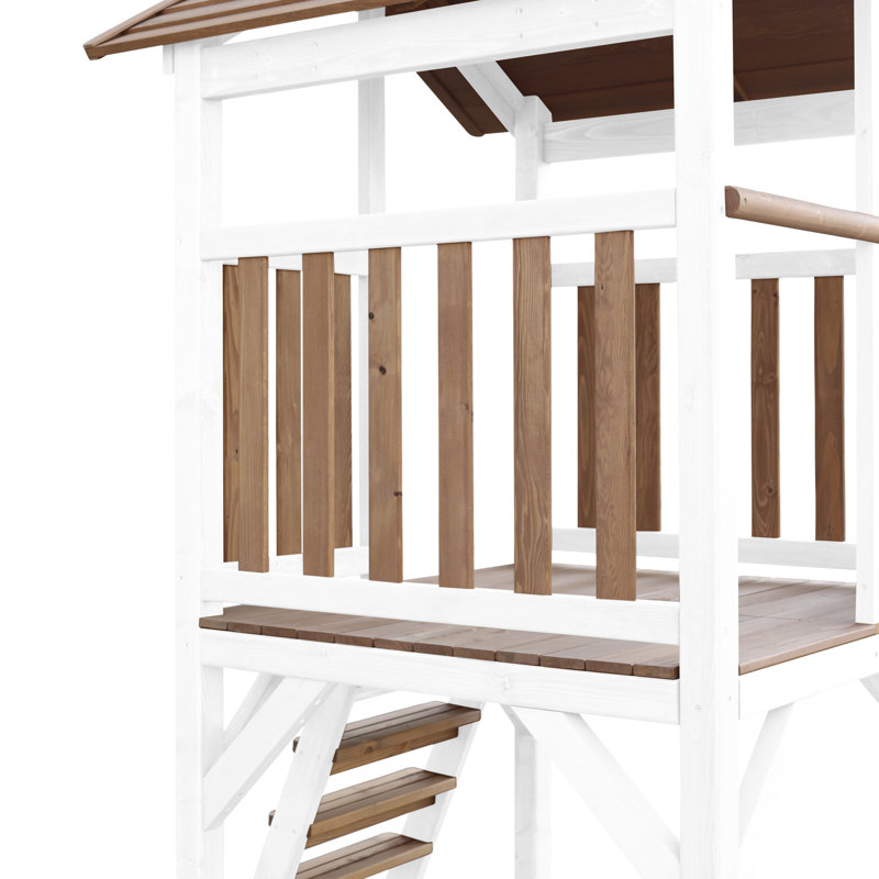 AXI Swing Set with Swing(s) , 1 Slide(s), White