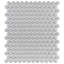 Carreau de mur et de plancher rond en porcelaine 0,75 "x 0,75" Metro