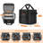 Travel Tote With Adjustable Dividers For Charging Cables And Accessories.