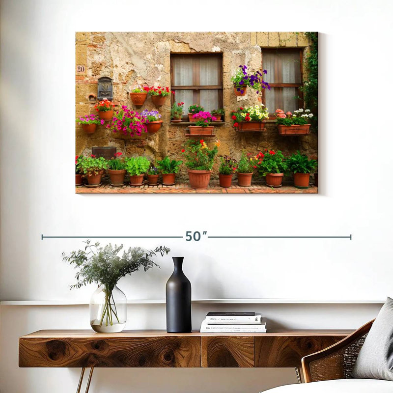 Lilie - Jardin de fleurs italien, H 26 po x l 39 po