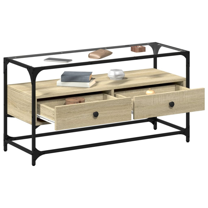 Yes_No_Yes_No_No TV Stand, Sonoma Oak, 98cm