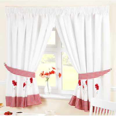 Pencil Pleat Semi-Sheer Curtains