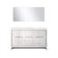 Ensemble de meuble-lavabo double 60 po avec miroir Lafarre-97832509-113107986