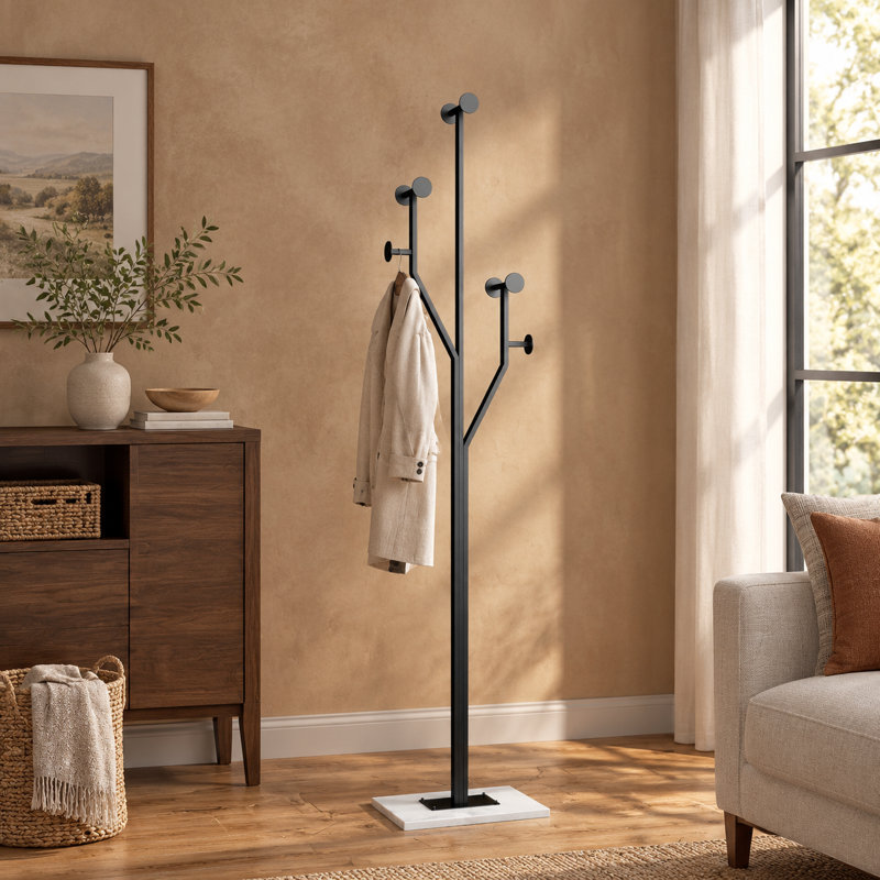 Steel Freestanding 8 - Hook, Gold