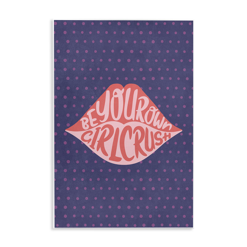 «Confident Girl Crush Lips» par Nataly White, H 15 po x l 10 po