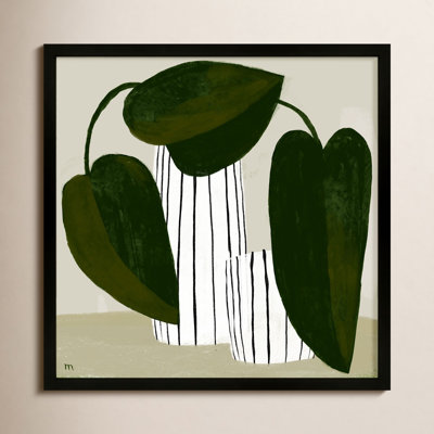 Juba "Striped Vases" Painting