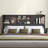 Modern Wood Bookcase Headboard with LED Lighting & Charging Station — Space-Saving Design for Queen & King Beds-1521460213-1521460208