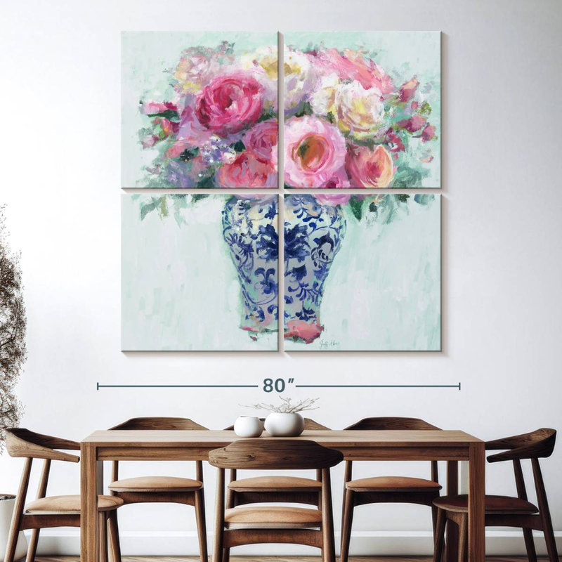 Harnek chinoiserie vert I, H 74 po x l 74 po