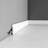 2.75'' H x 78'' W x 0.5'' D Plastic Chair Rail