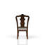 Chaise d'appoint en acajou traditionnel