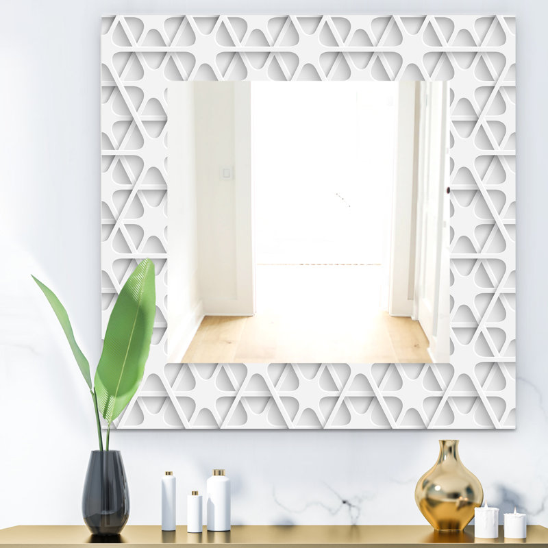 Miroir de salle de bain/meuble-lavabo à 16 mid-century Scandinavian, H 39,4 po x l 29,5 po