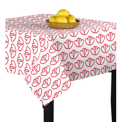 Miraglia Geometric Square Valentine's Day Tablecloth