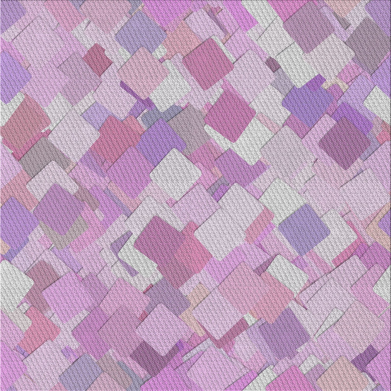 Wool Abstract Indoor Rug, Square 5'