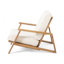 Fauteuil club moderne avec coussins Adirondack