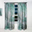 Panneau de rideau simple semi-diaphane abstrait Green Luxury-71806494