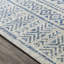 Tapis intérieur / extérieur bleu foncé / gris à chevrons Tomas-2051687717