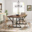 Galatea Metal Base Dining Table-125420935