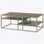 Table basse avec cadre en bois Padena