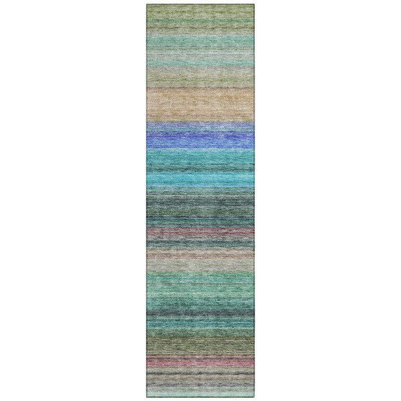Tapis Chayden avec envers antidérapant, Tapis de couloir 2 pi 3 po x 7 pi 6 po
