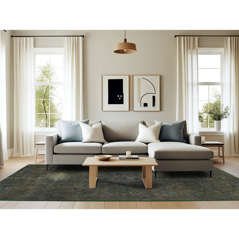Tapis abstrait moderne 2807, Rectangle 6 pi x 9 pi