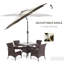 Cowen 265cm Tilt Balcony Parasol