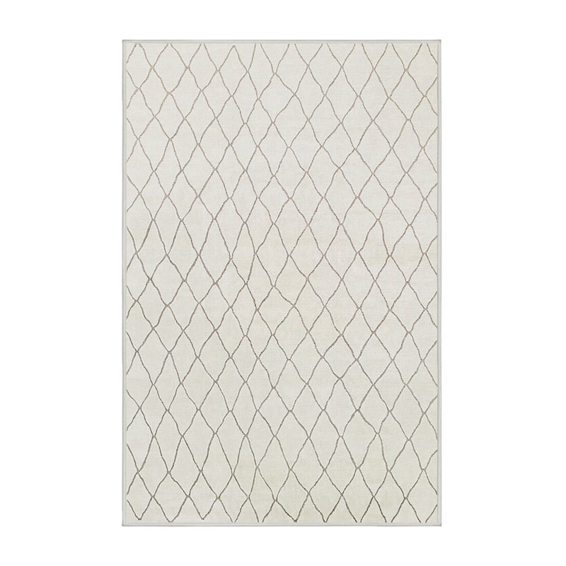 Tapis gris Brodea, Rectangle 3 pi x 5 pi
