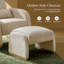64cm Wide Rectangle Solid Colour Standard Ottoman-1243468338