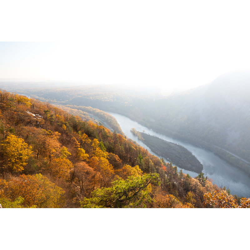 Delaware River, New Jersey - Wrapped Canvas Print, 30cm H x 46cm W x 3.8cm D