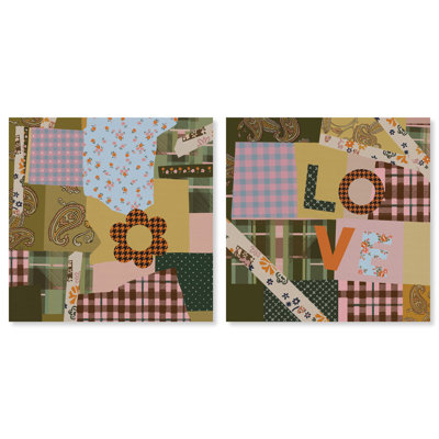 Retro Scarf Set Set by Oliver Gal