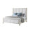 Lit standard rembourré en bois massif Breeze