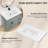 36 In. W X 22 In. D Solid Surface Cultured Marble White Single Sink Bath Vanity Top Rectangular Basin Countertop