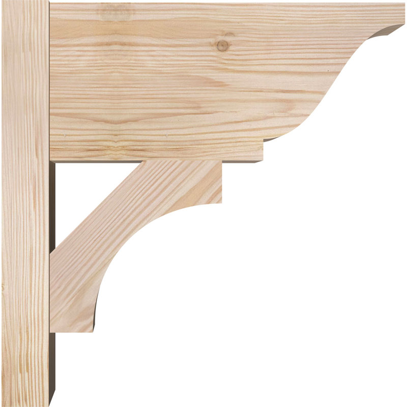 Persienne en bois Westlake, Sapin Douglas de 7 1/2 po (lisse), P 14 po x H 14 po