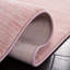 Tapis rose en polypropylène tissé à la machine Chamberland-849727558
