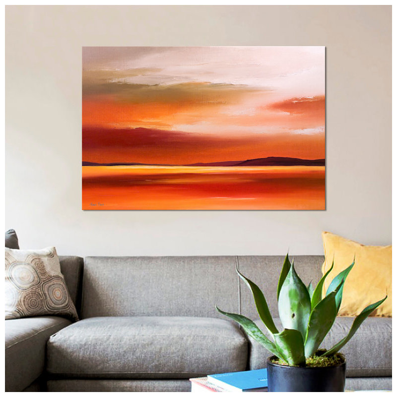 « soirée sky iv », impression sur toile, H 8 po x l 12 po x P 0,75 po