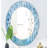 Geode Interior with Light Blue crystals - Modern Wall Mirror-40097480