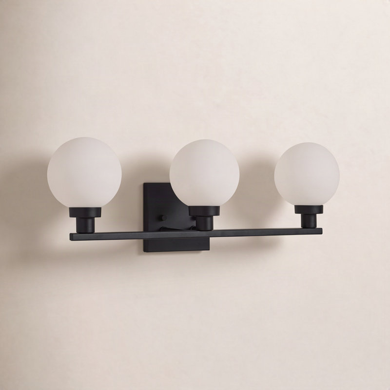 Janne 3 - Light Dimmable Vanity Light, Midnight Black